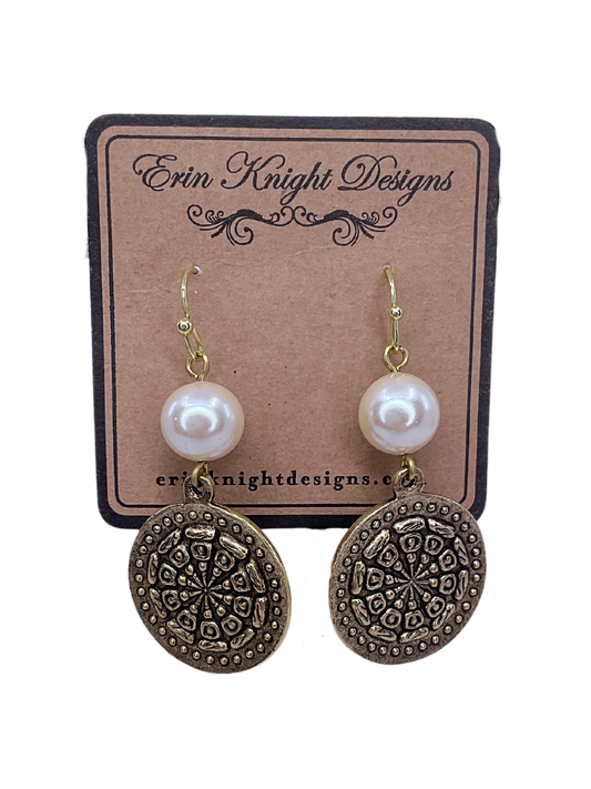 Dharma Wheel Earrings