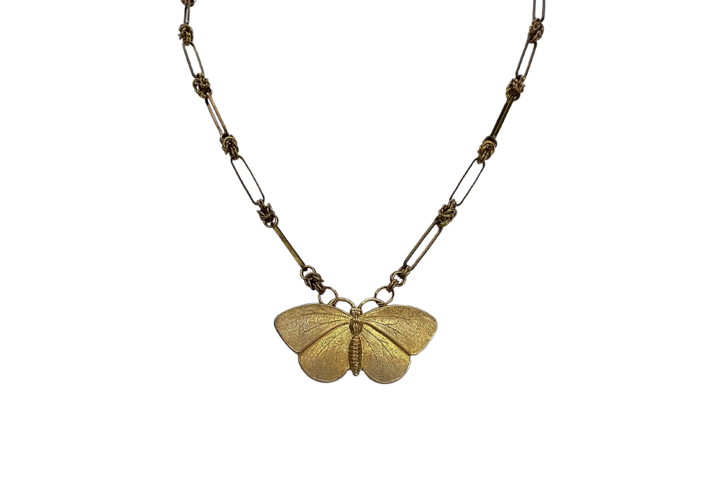 Vintage Gold Petite Butterfly