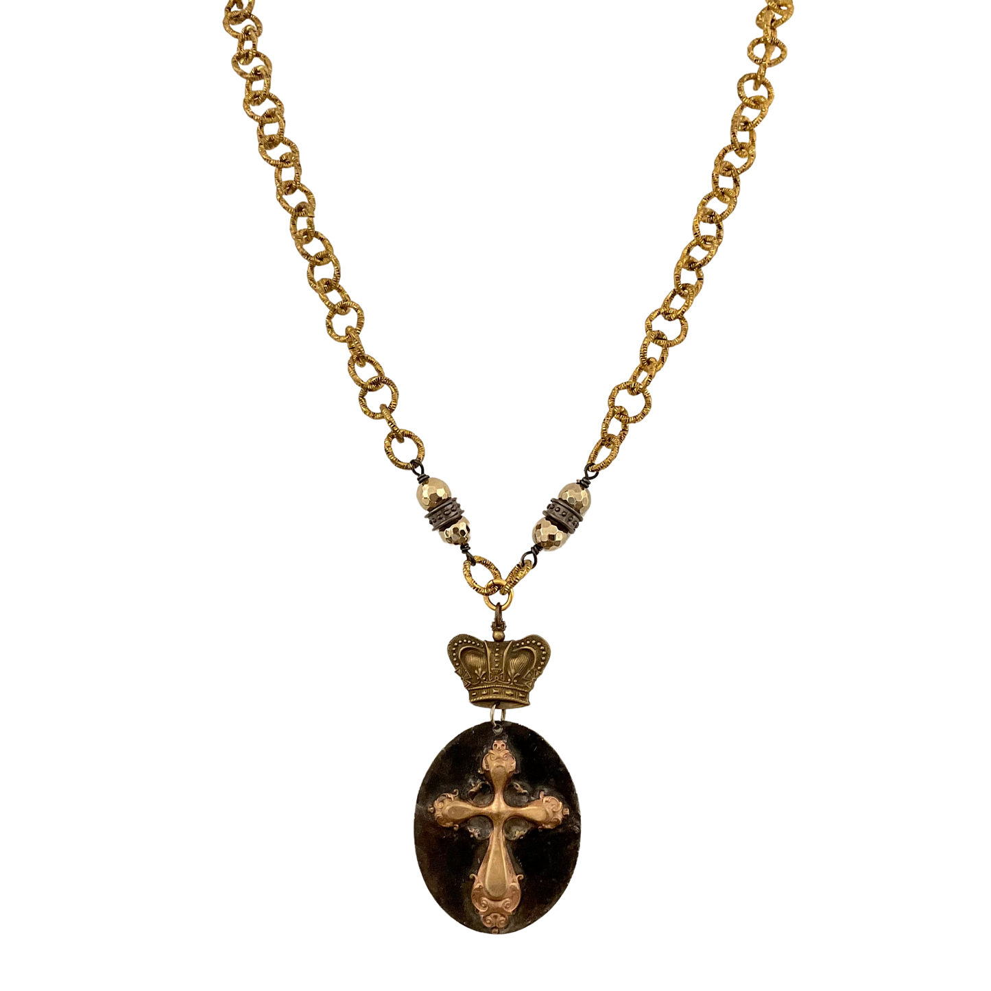 Artisan Made Cross Pendant Necklace