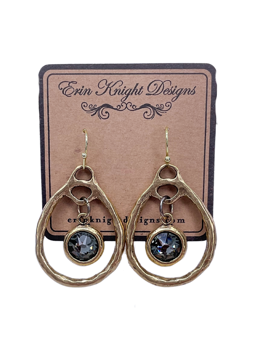 Teardrop Crystal Earrings