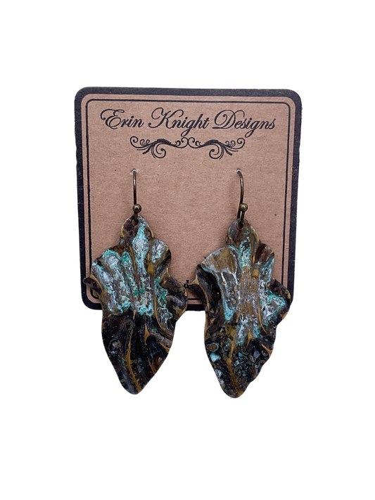 Patina Wave Earrings