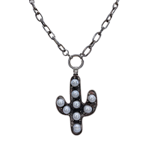 Pearl Cactus Necklace