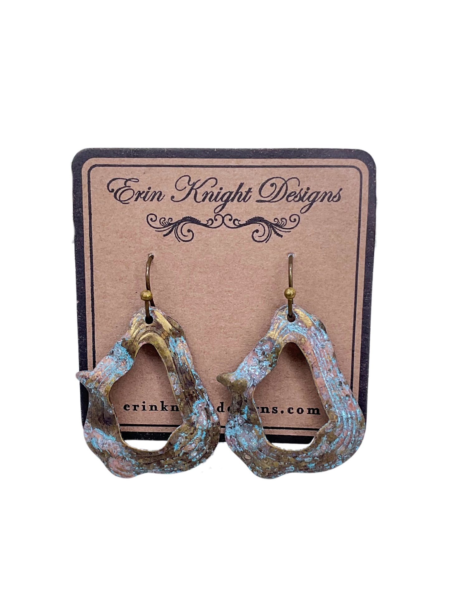 Wavy Patina Earrings