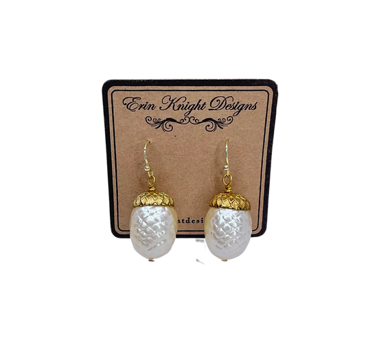 Vintage Acorn Earrings