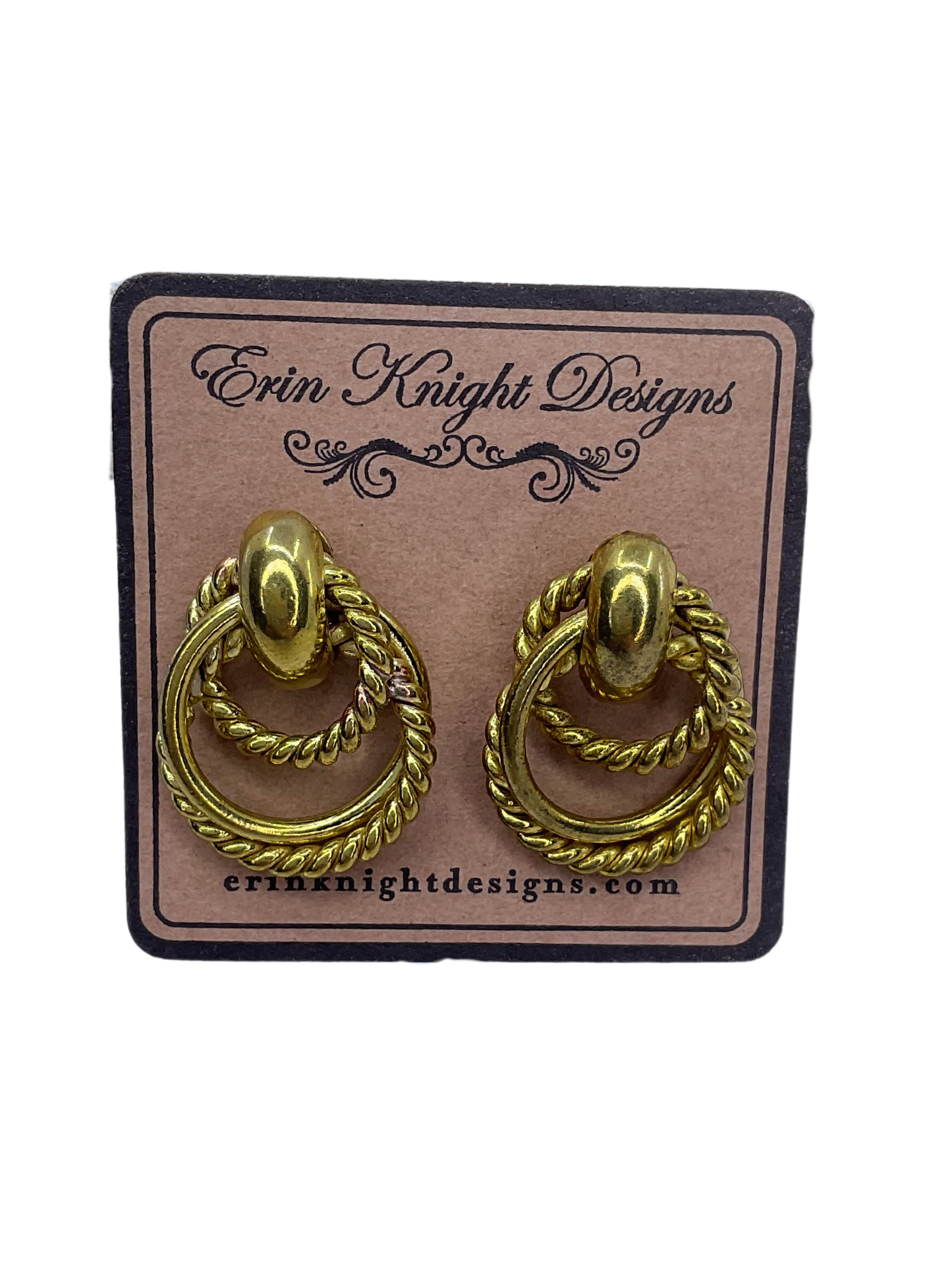 Vintage Circle Rope Earrings