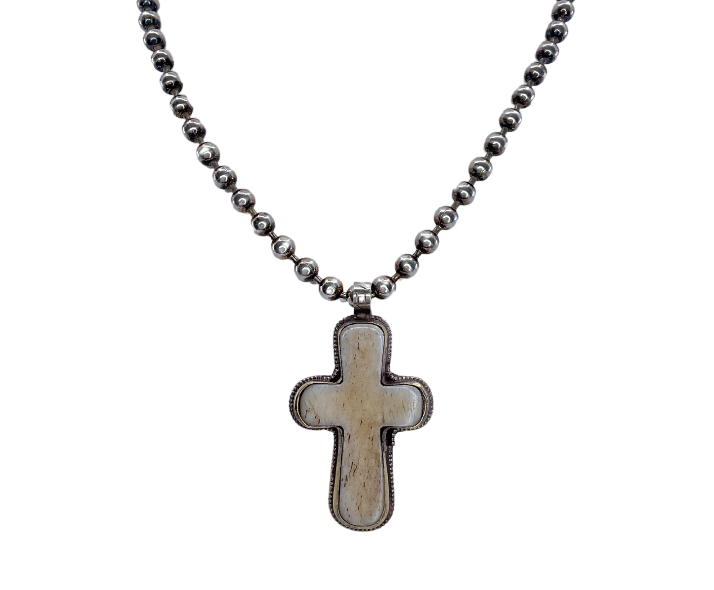 Bone Cross Pendant