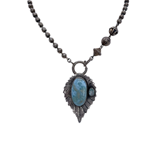 Larimar and Blue Topaz Necklace