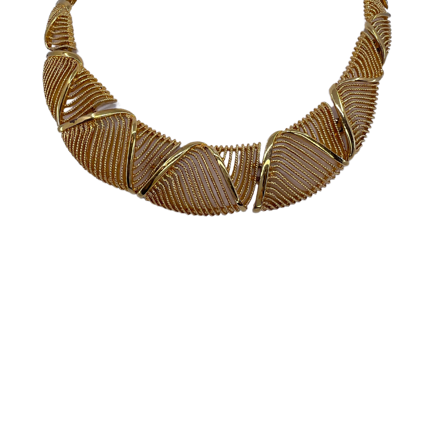 Vintage Wave Collar Necklace