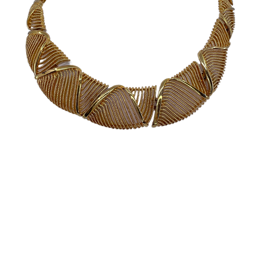 Vintage Wave Collar Necklace