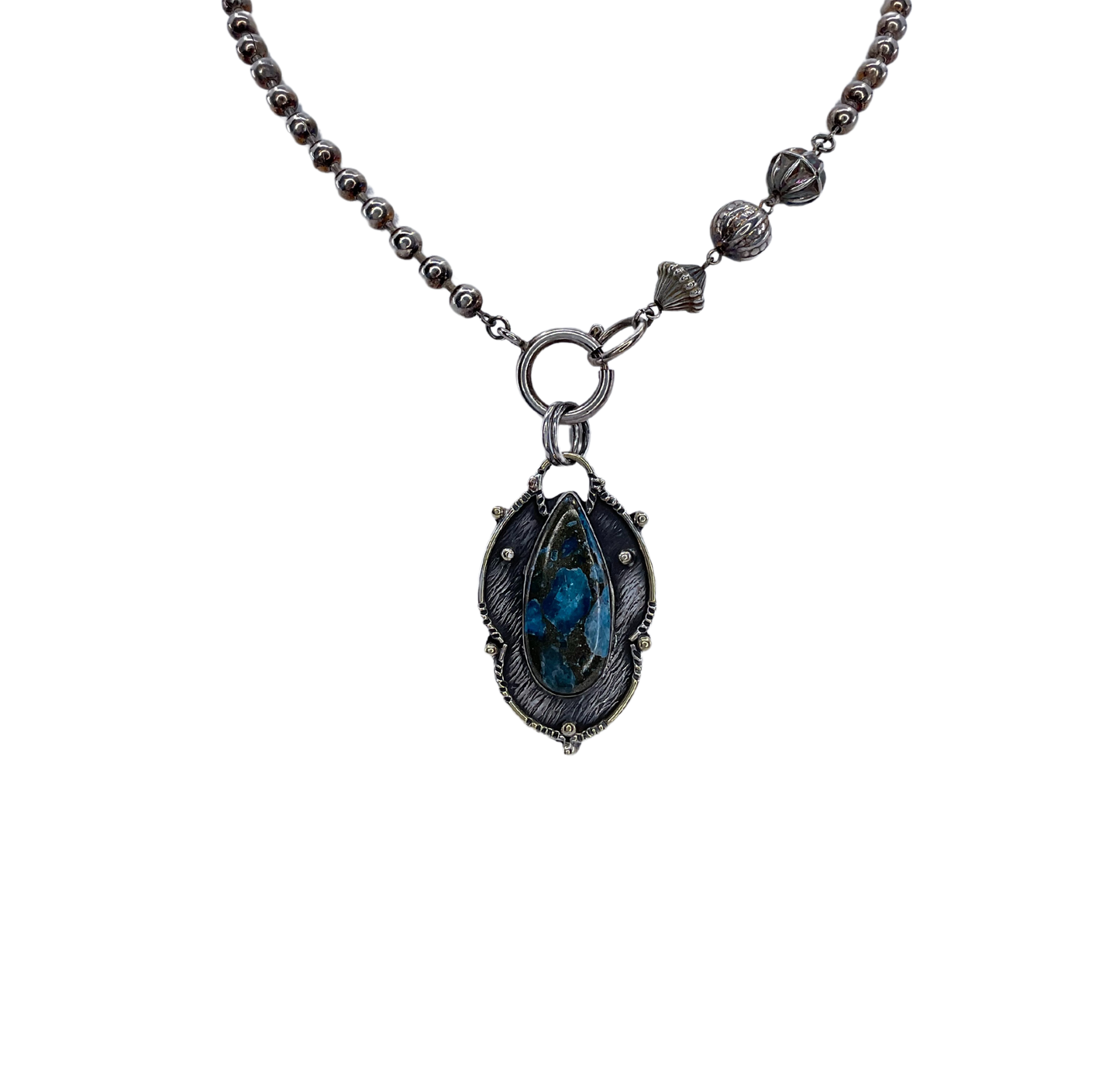 Apatite and Sterling Necklace