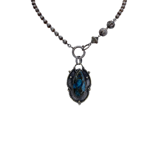 Apatite and Sterling Necklace