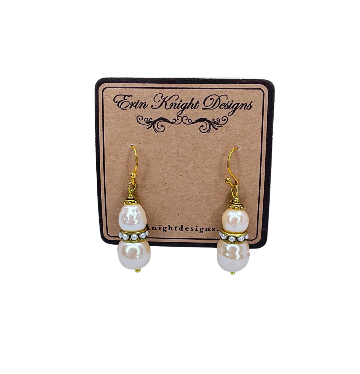 Vintage Faux Pearl Earrings