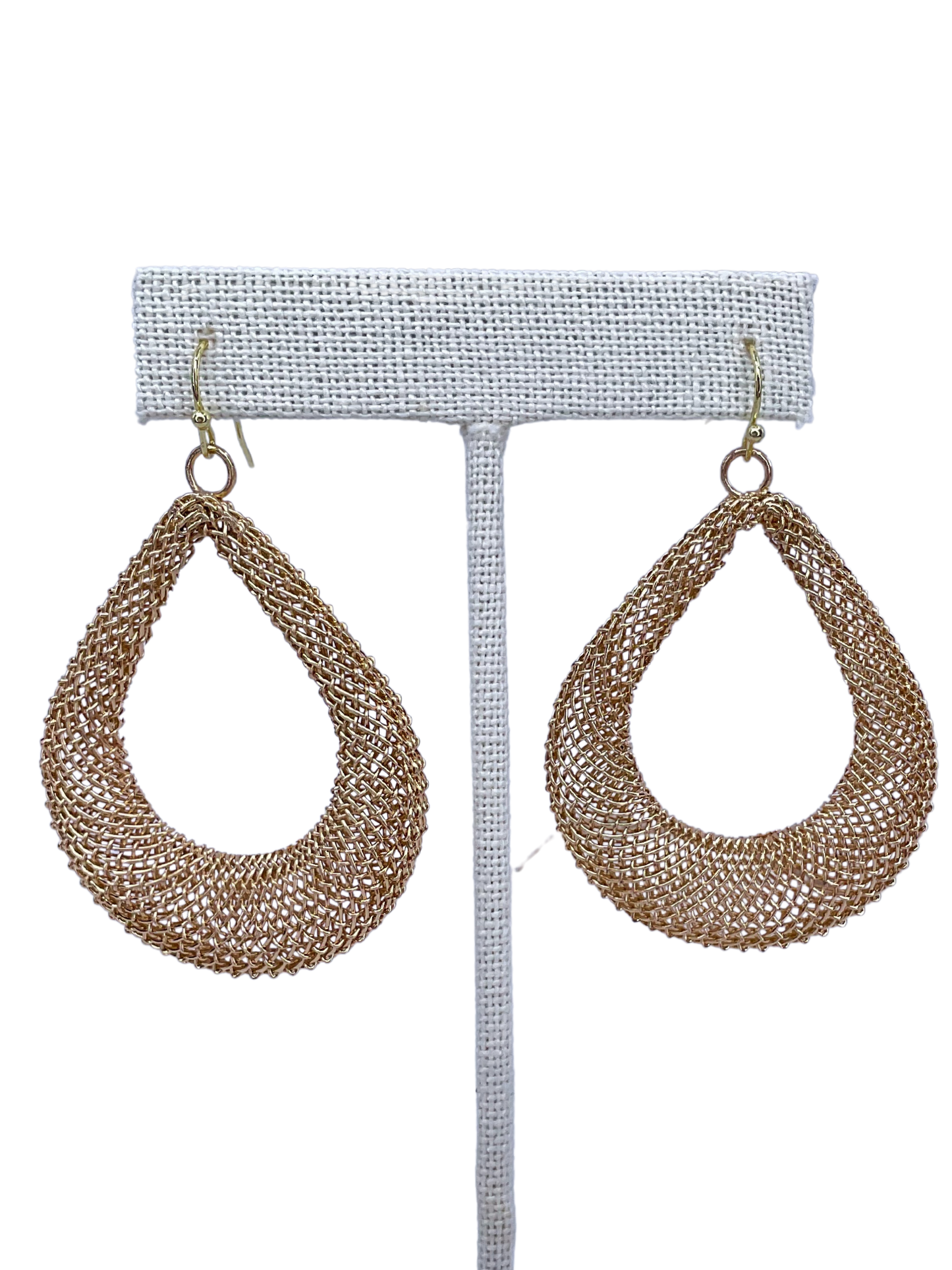 Vintage Mesh Teardrop Earrings