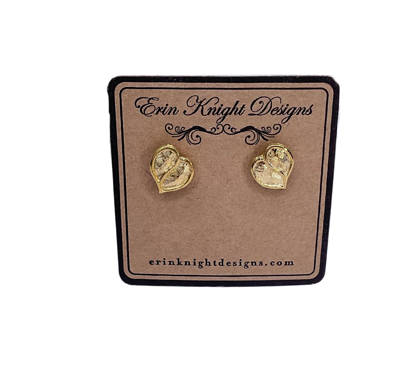 Vintage Heart Earrings